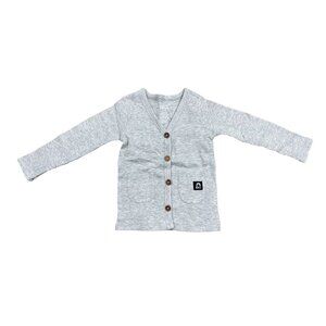 NWT Rags Heather Gray Cardigan 3-6 months